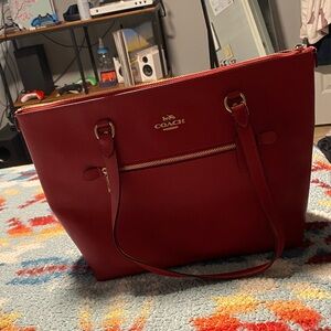 Coach Cherry Red Tote Bag